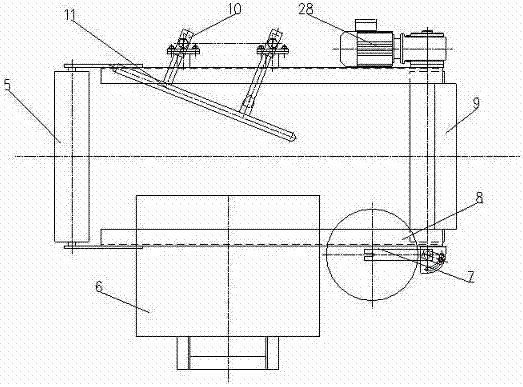 Full-automatic valve bag packaging and stacking production line