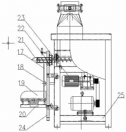 Full-automatic valve bag packaging and stacking production line