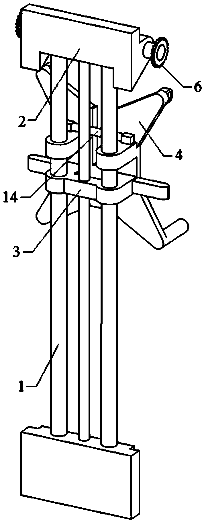 Charging mechanism for garbage truck