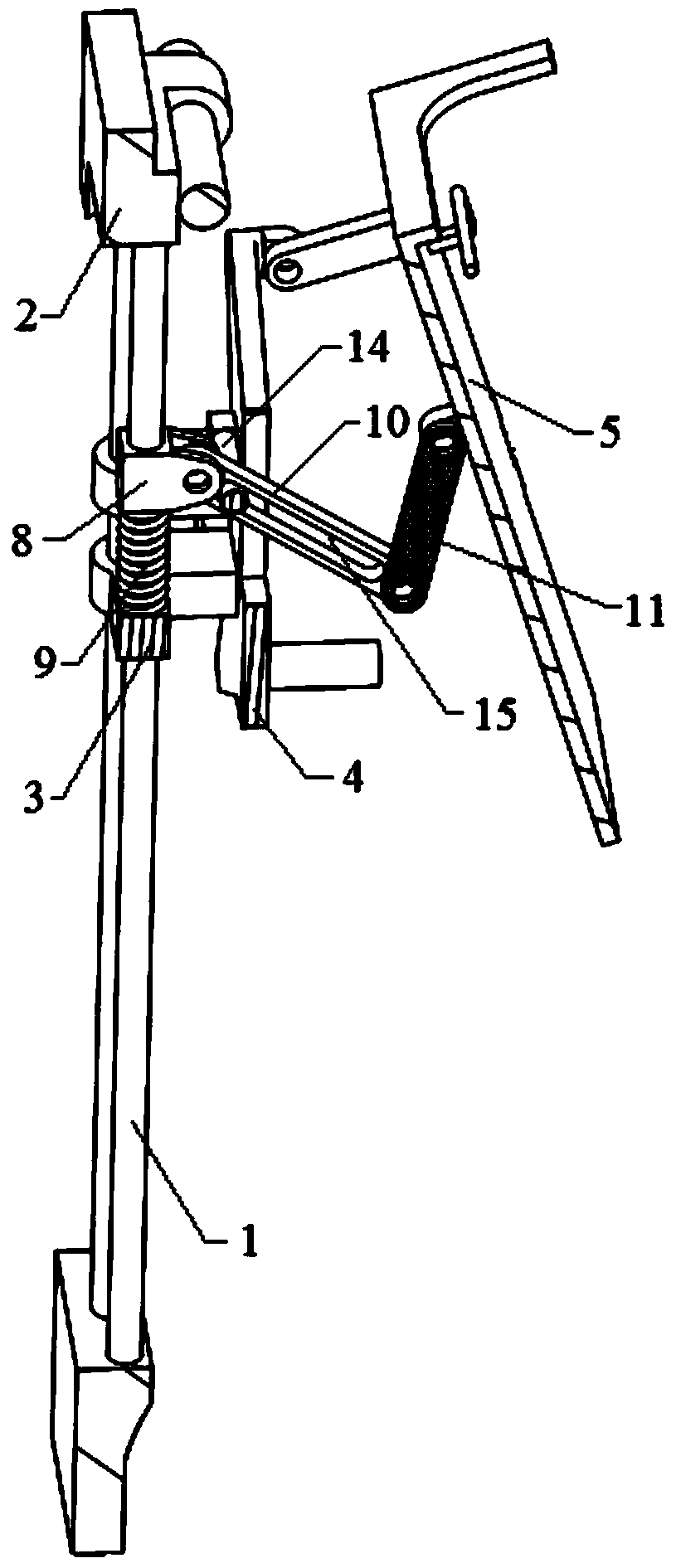 Charging mechanism for garbage truck