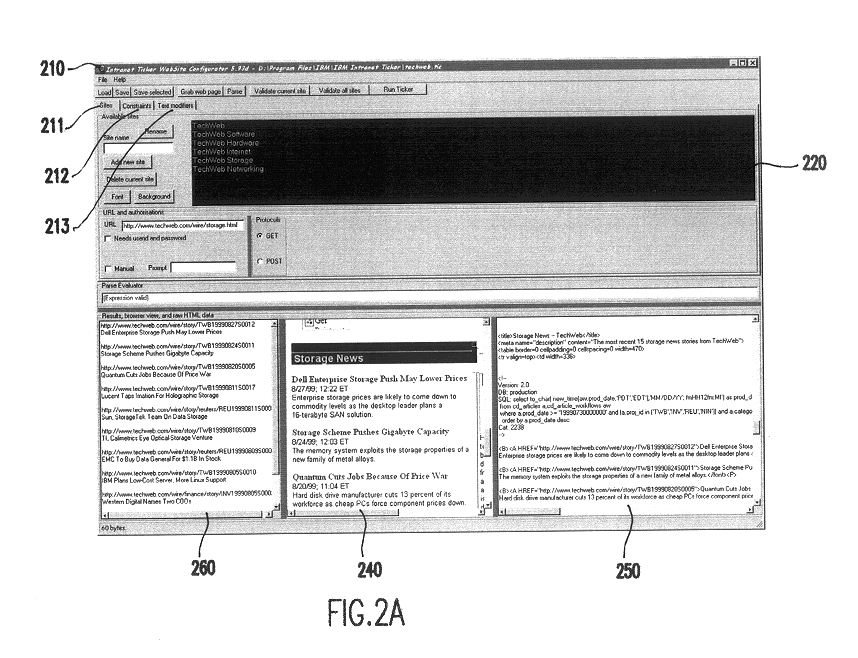 System for collecting and displaying summary information from disparate sources