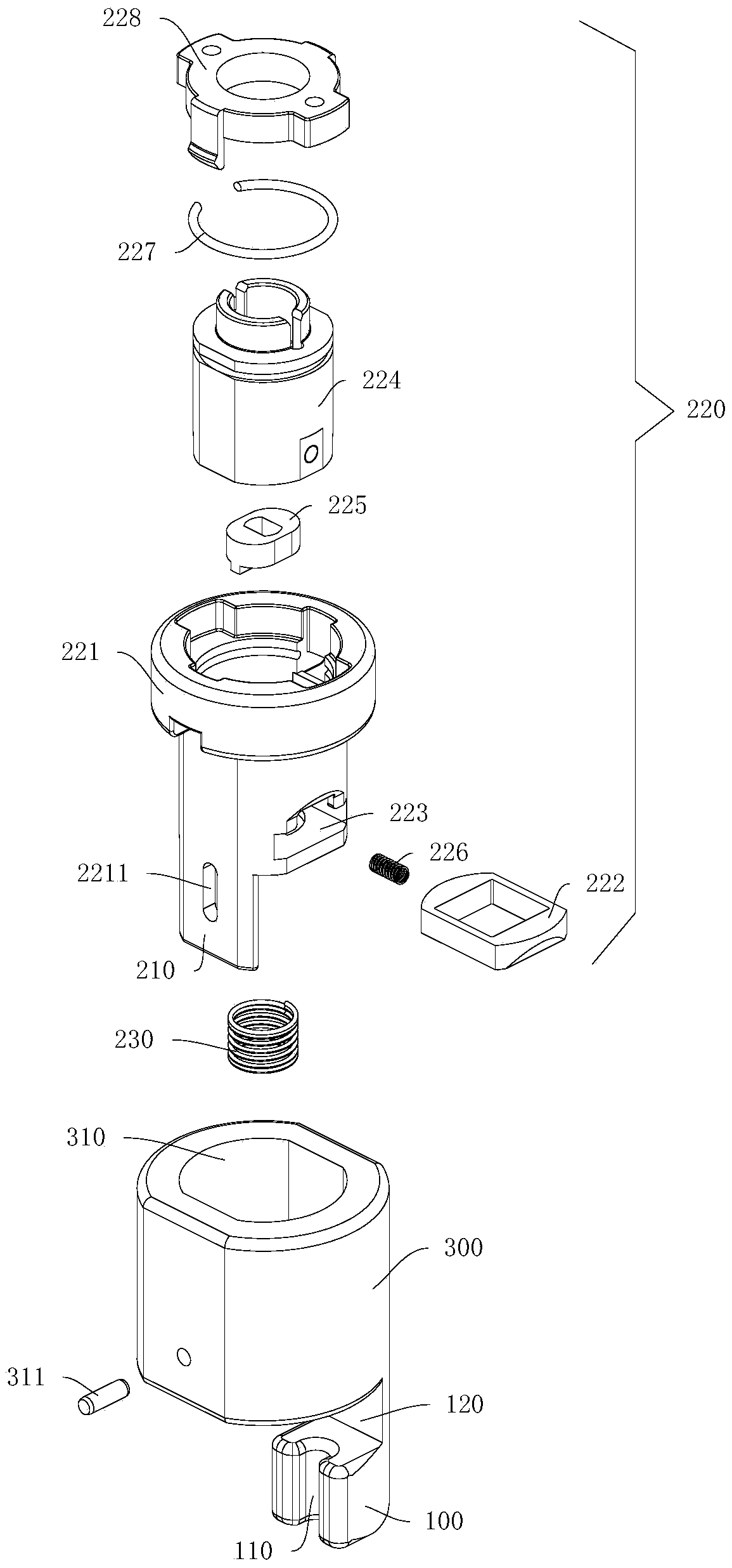 Pressure plate locking device