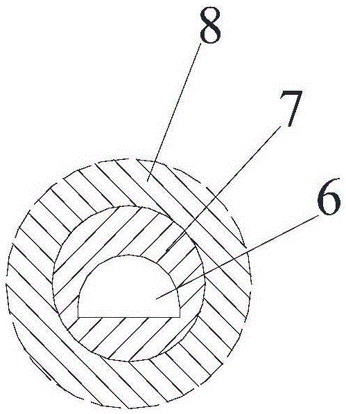 Testing device for simulating seepage failure of dam with upper part defects and construction method thereof