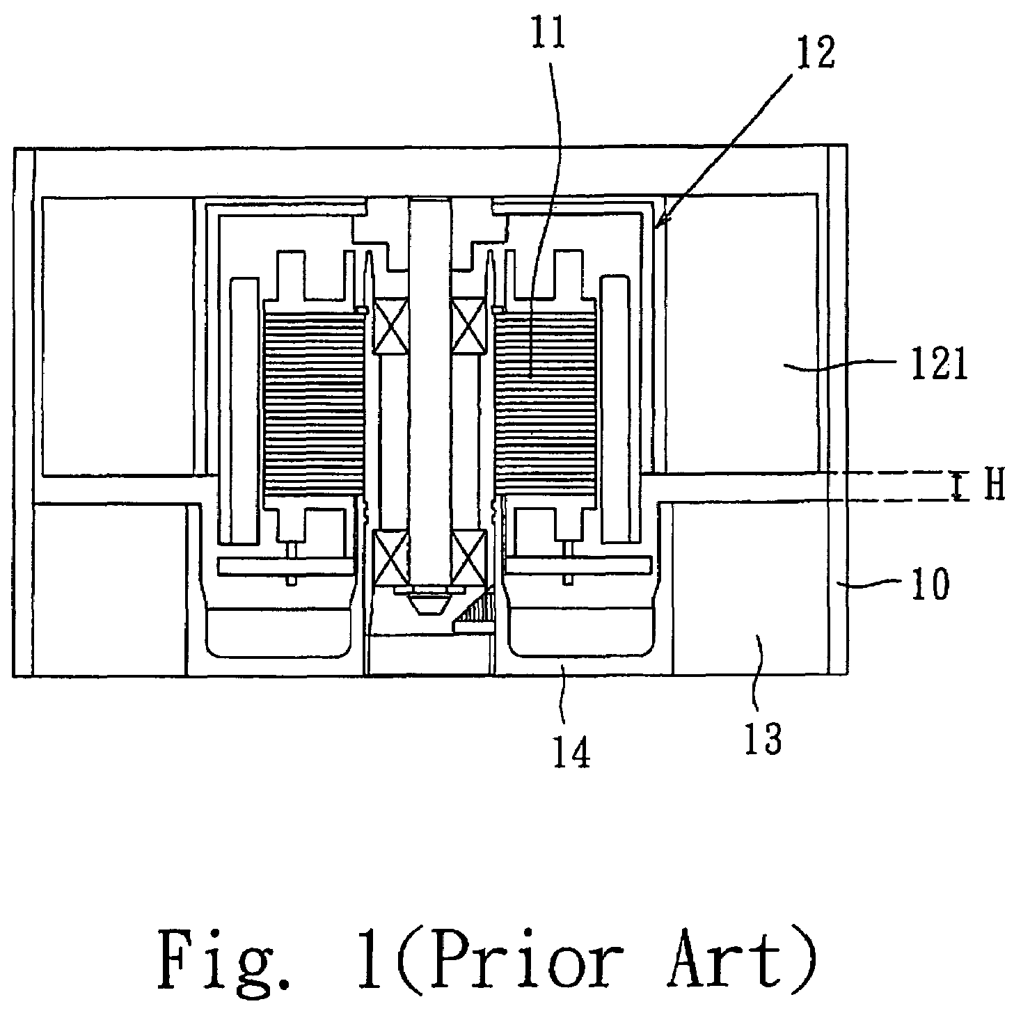 Heat-dissipating fan and its housing