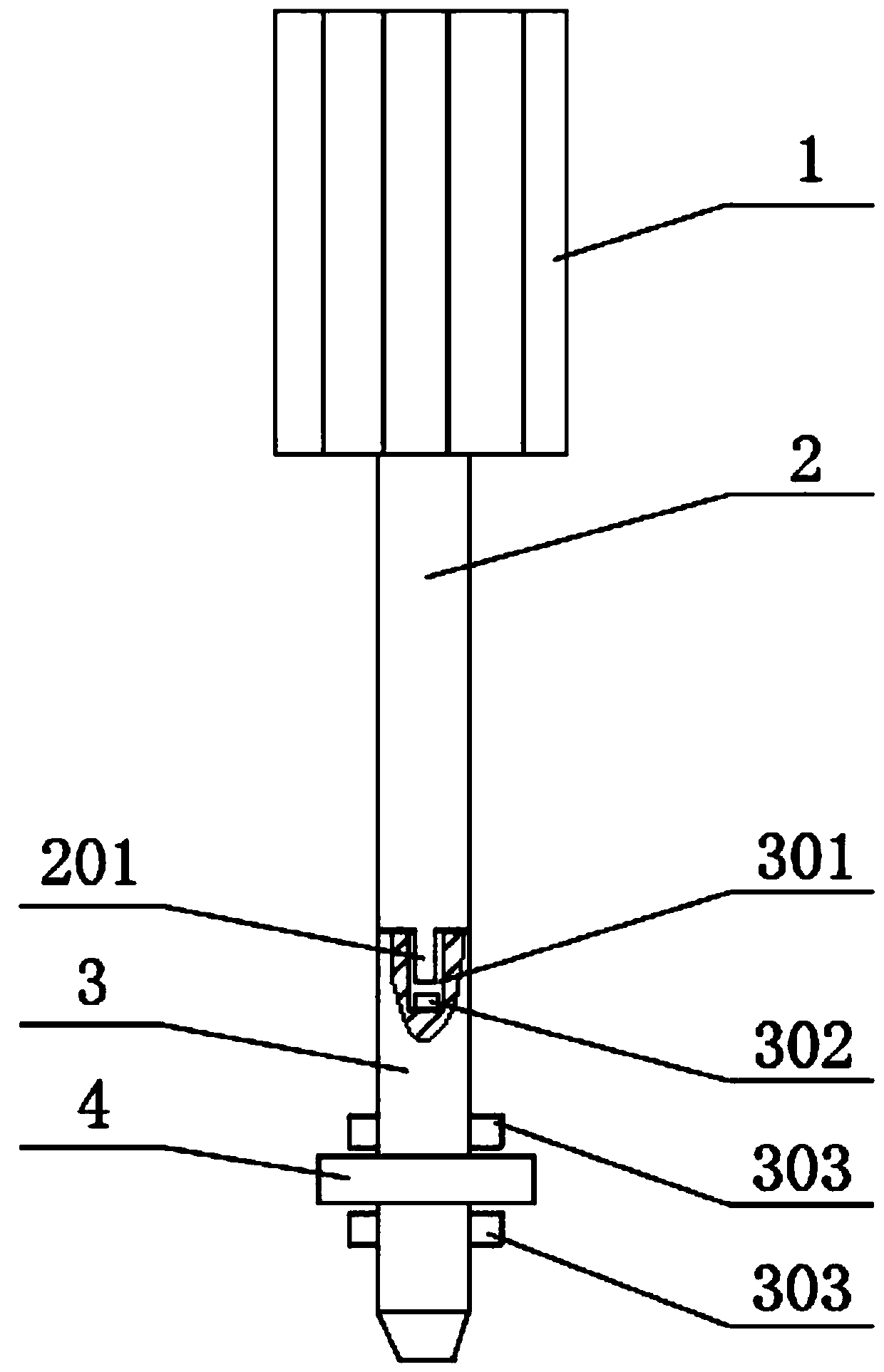 Light supplementing disassembling and assembling tool suitable for universal fastener