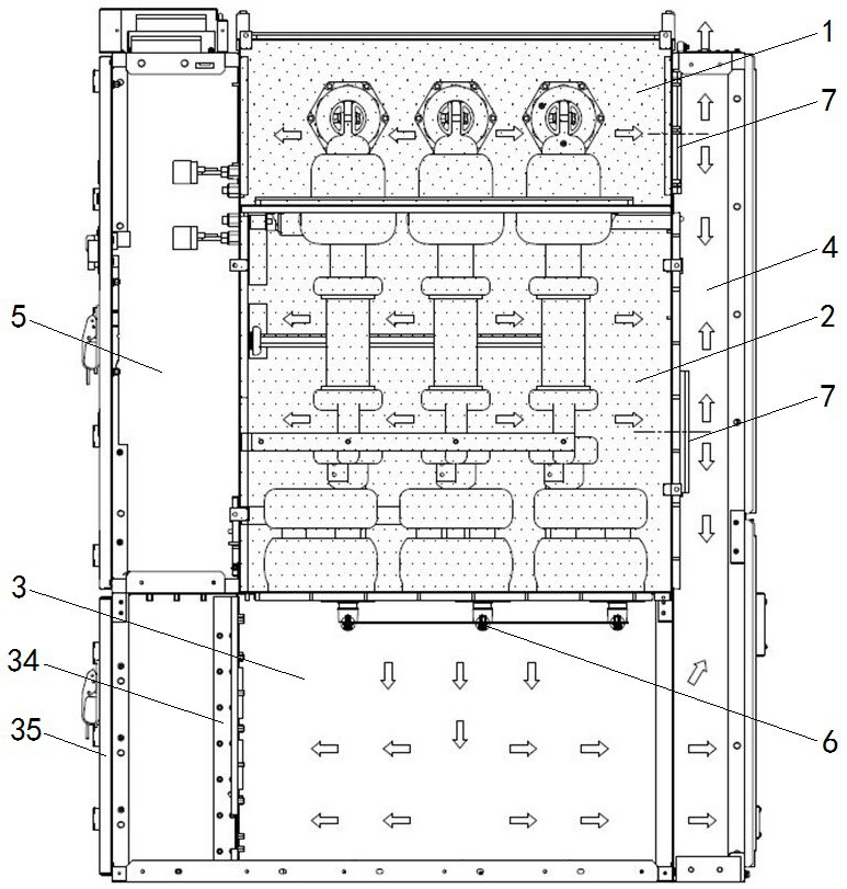 Cable chamber sealing plate assembly, cable chamber and gas insulated switchgear