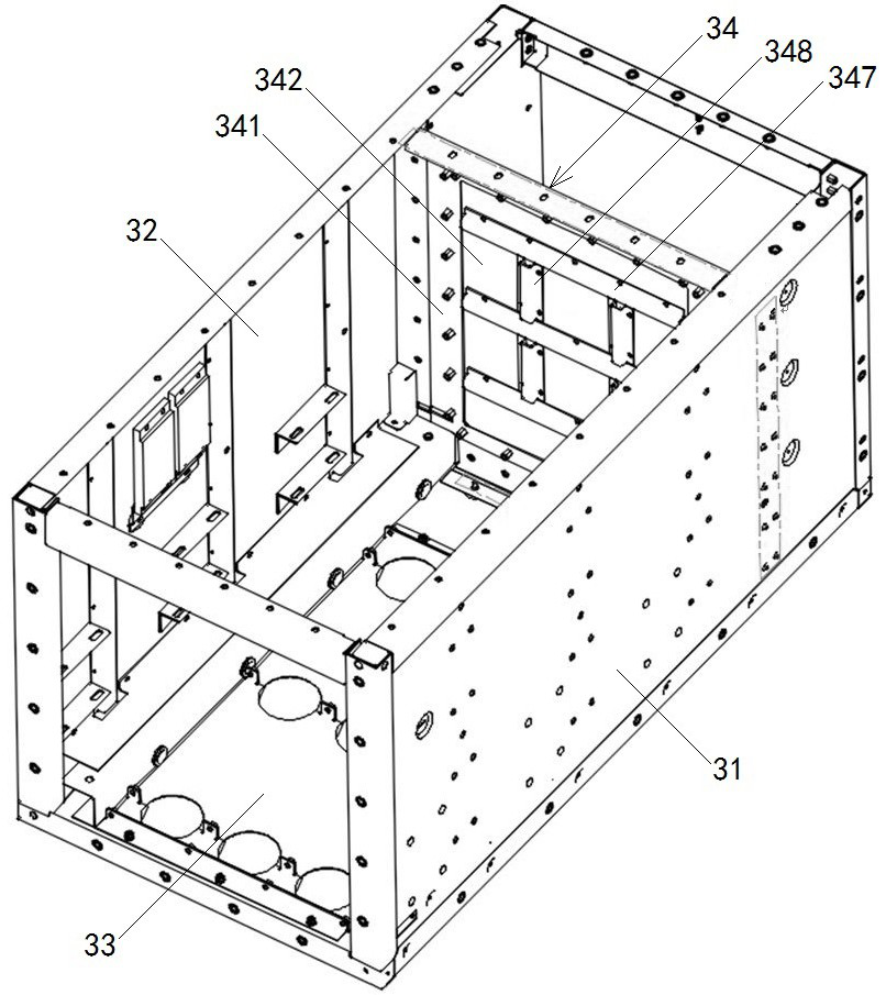 Cable chamber sealing plate assembly, cable chamber and gas insulated switchgear