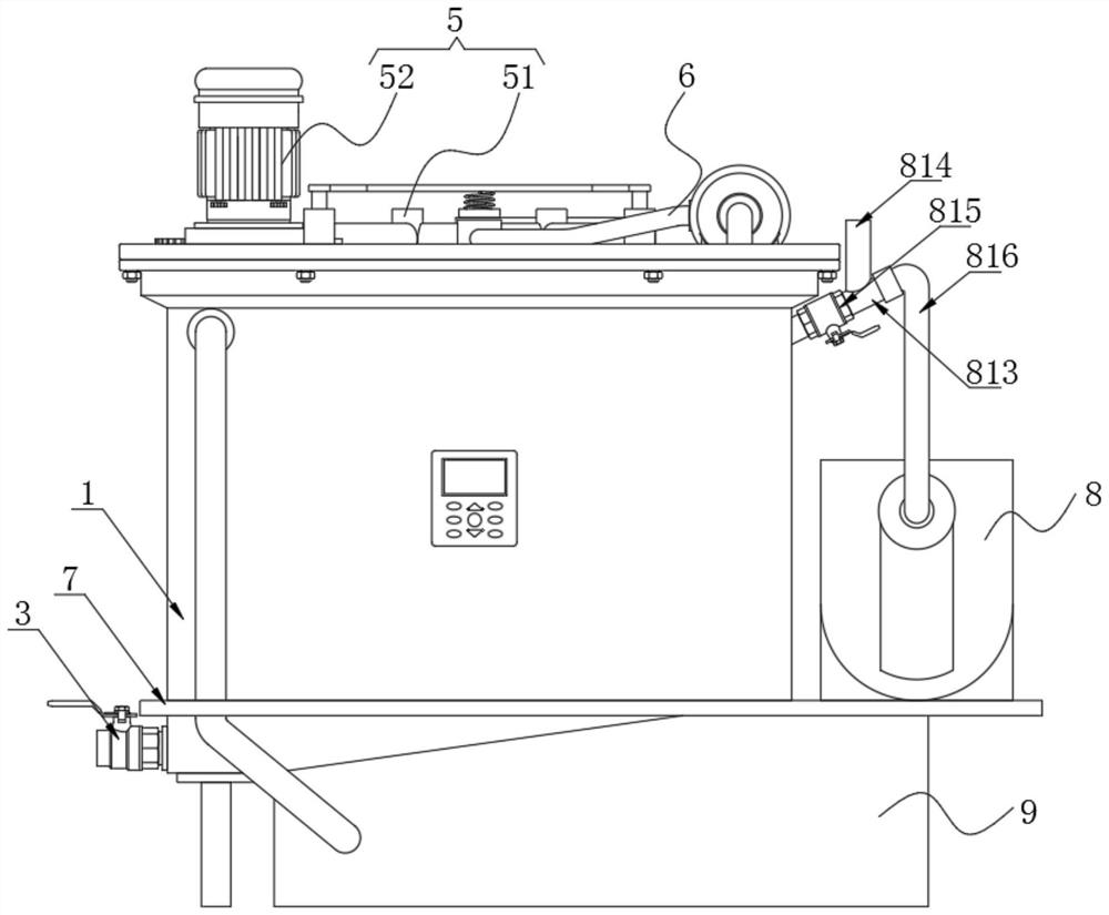 High-recovery-rate processing system and processing technology for high-temperature sealing material production