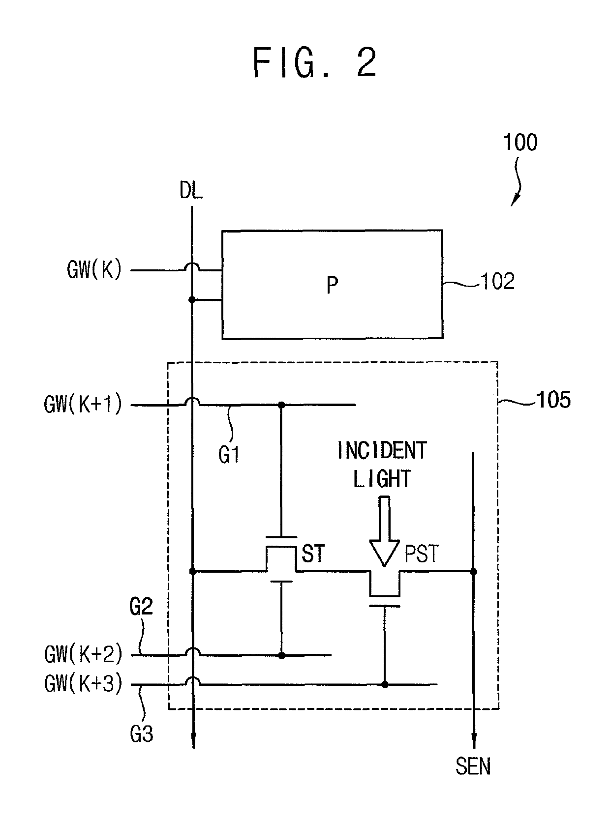 Photo sensor circuit, photo sensor pixel, and display device having the photo sensor pixel