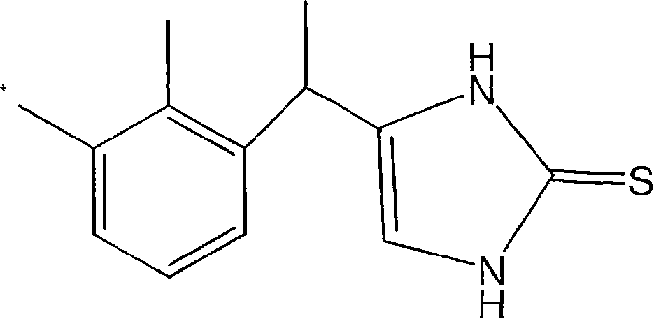 4-(phenylmethyl and substituted phenylmethyl)-imidazole-2-thiones acting as specific alpha2 adrenergic agonists