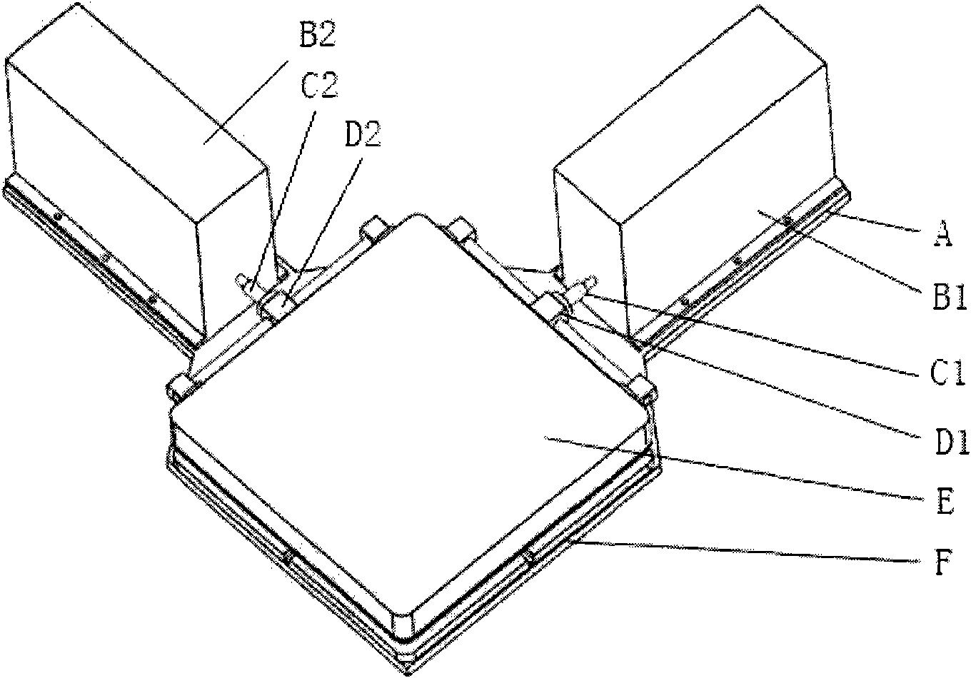 Motion-decoupling XY-direction precise locating platform