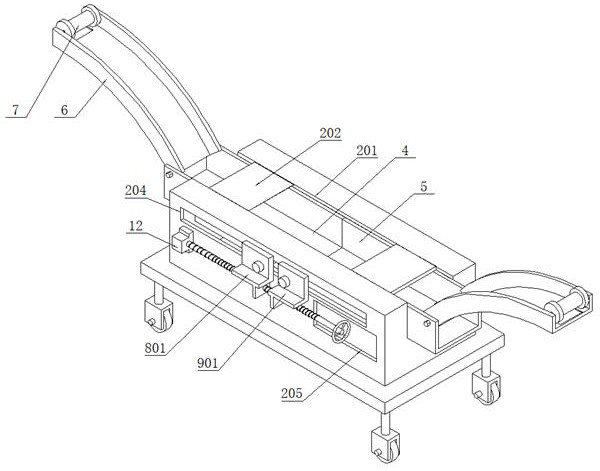 A device for preventing temporary cables from mopping the ground in construction projects