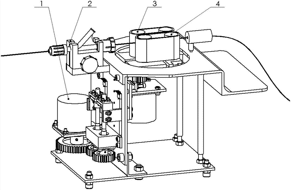 Clamping-based catheter or clamping-based guide wire operating device for vessel interventional operation