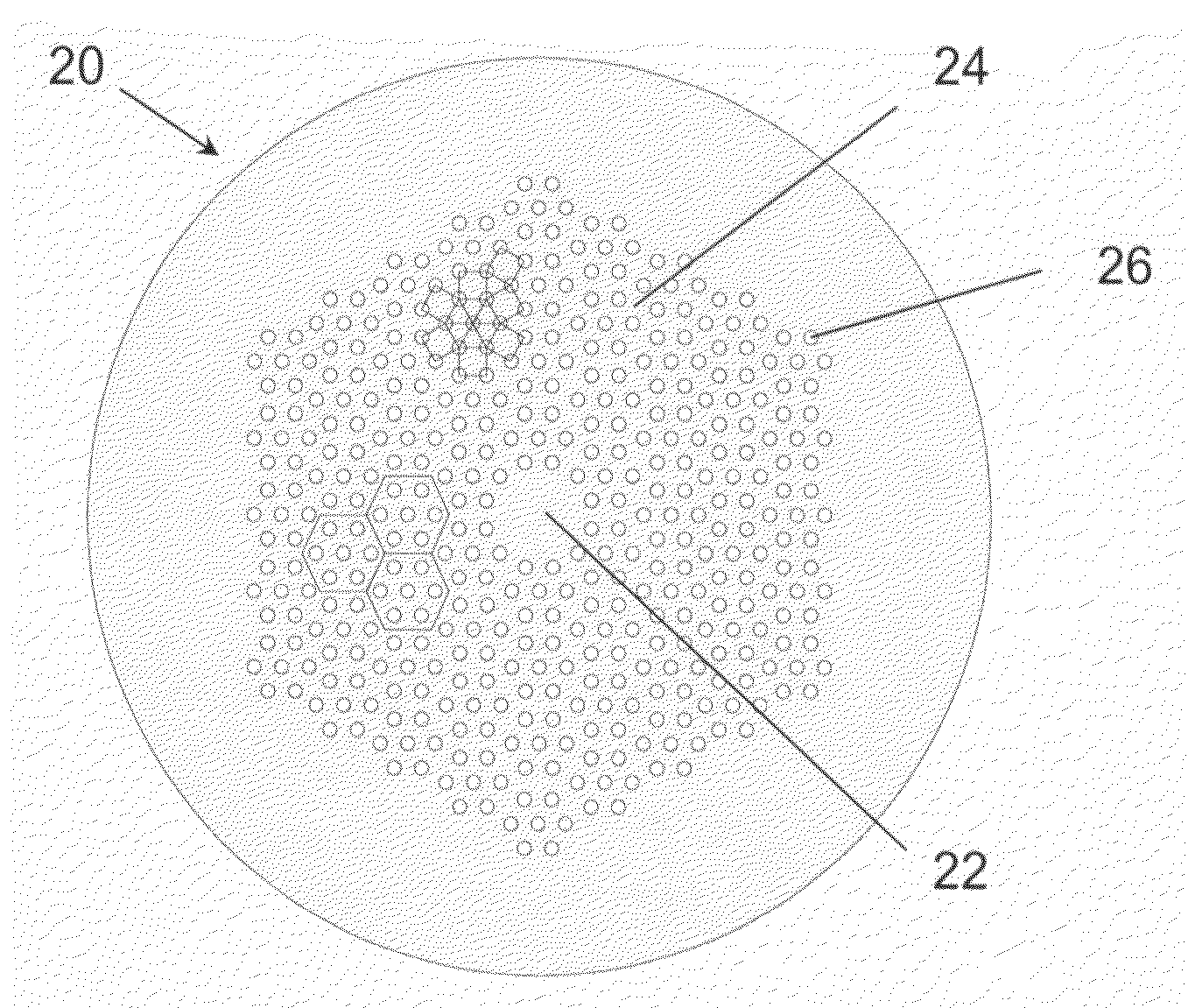 Archimedean-lattice microstructured optical fiber