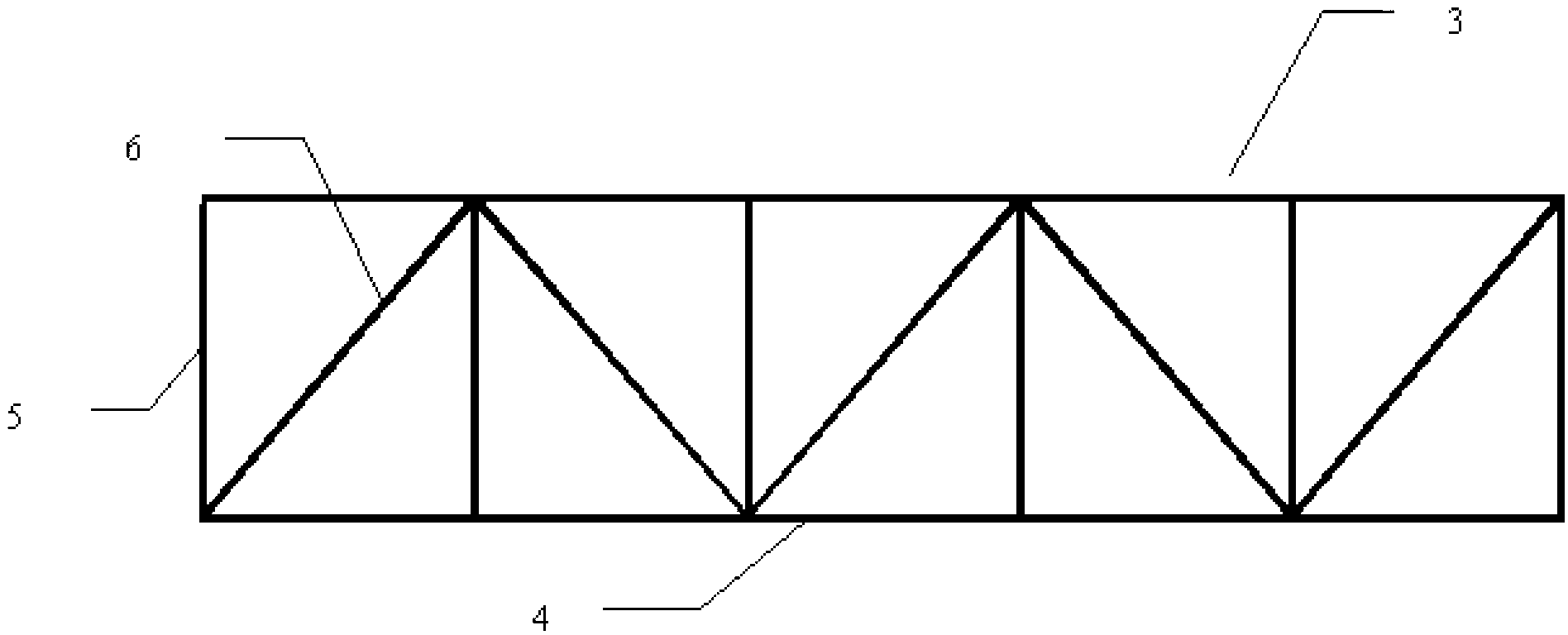 Annular cross cable truss structure