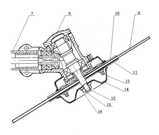 Rotary swatting fire extinguisher