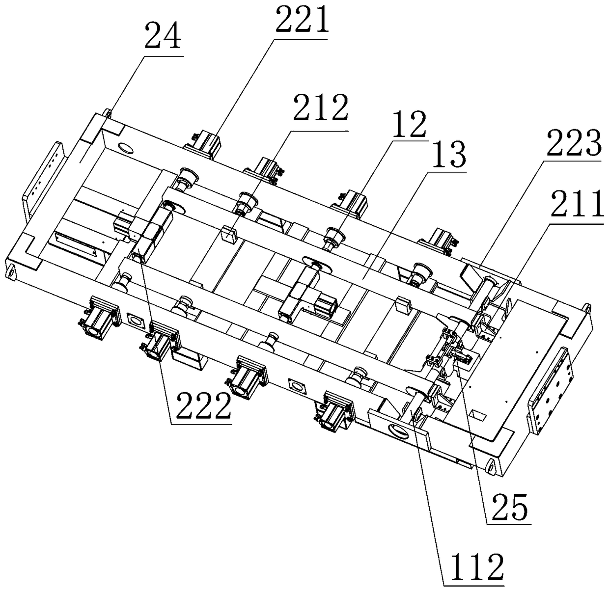 Assembly welding tool of inner and outer fork part