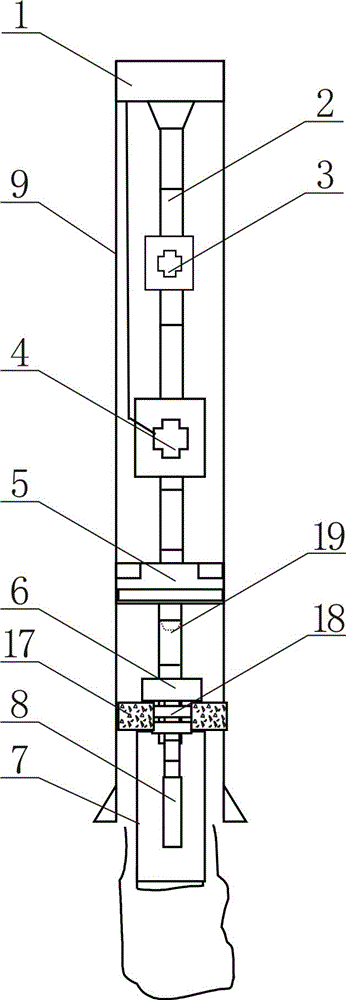 Underground nitrogen-making induced flow completion pipe string having pressure monitoring function