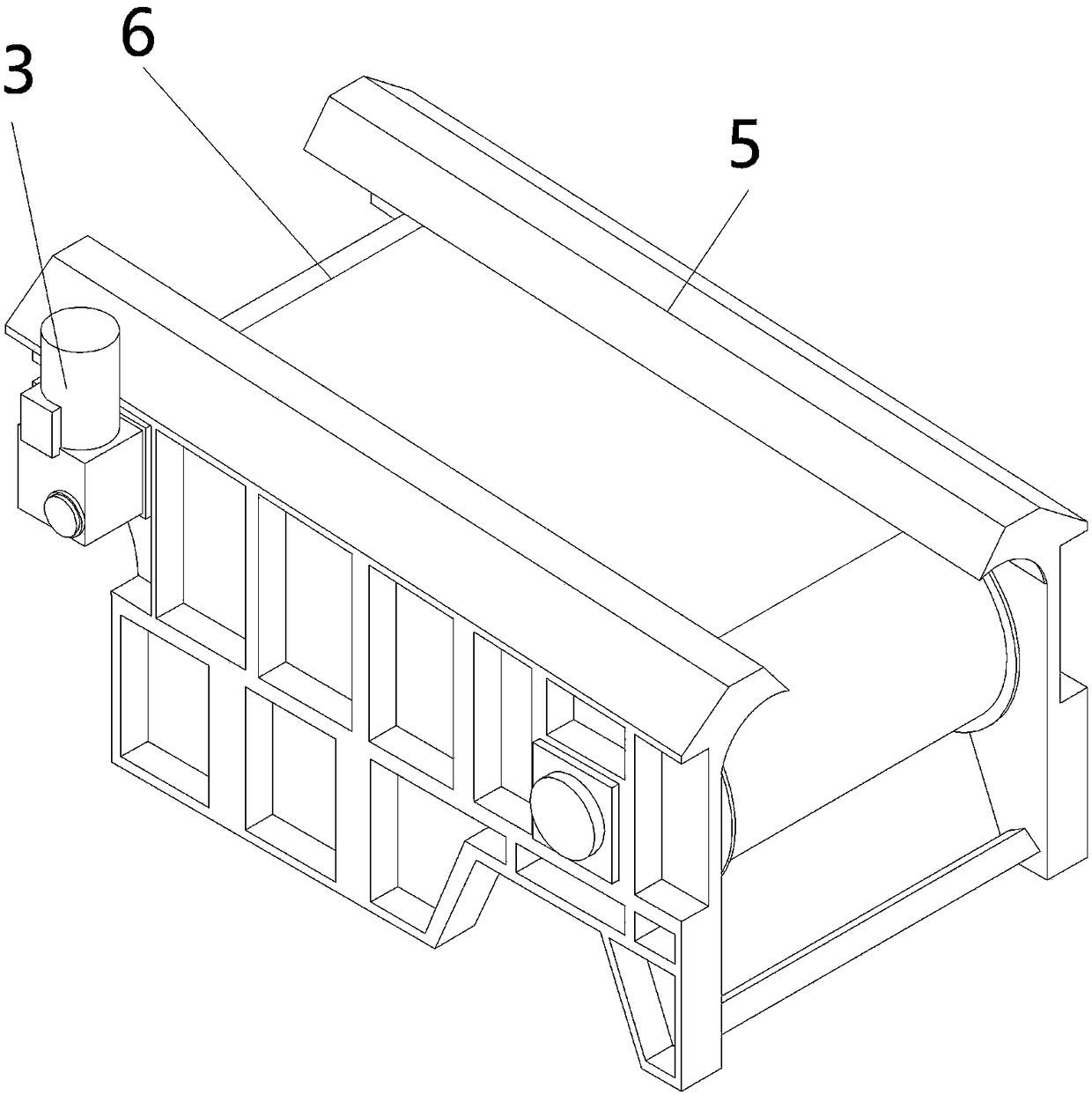 Drum-based high-intensity magnetic machine for steel slag and magnetic separation method