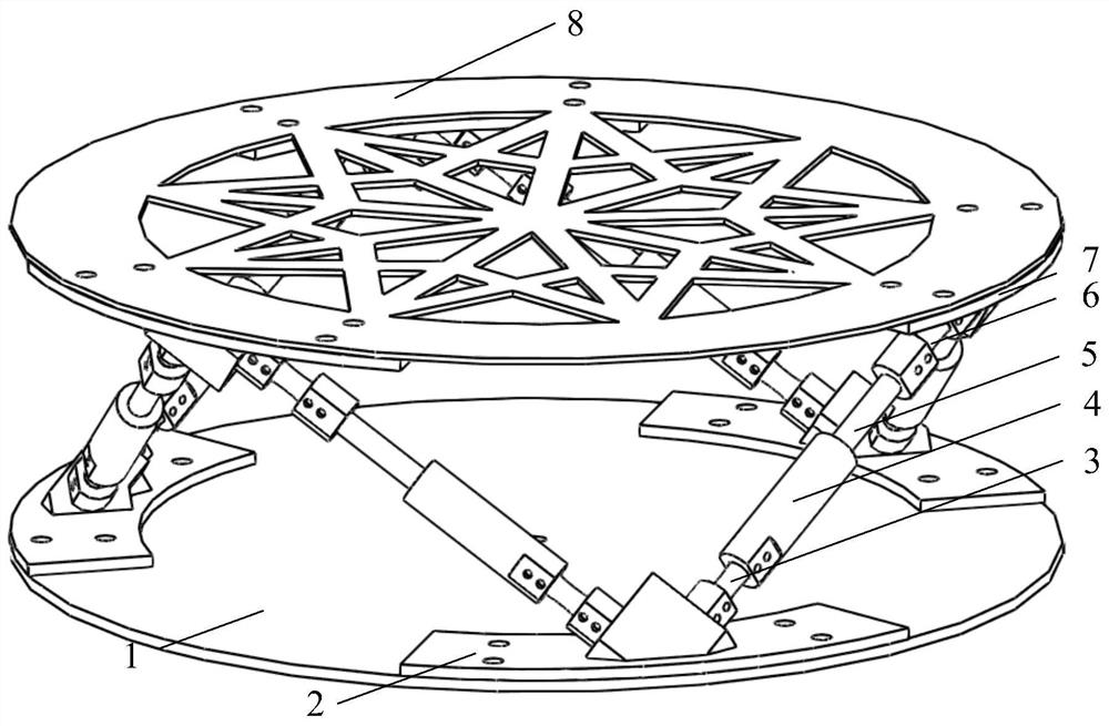 Rigid-flexible coupled multi-dimensional vibration isolation platform