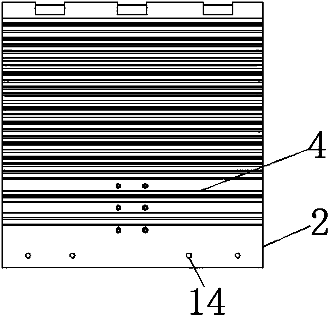 Pit foundation supporting structure for mining