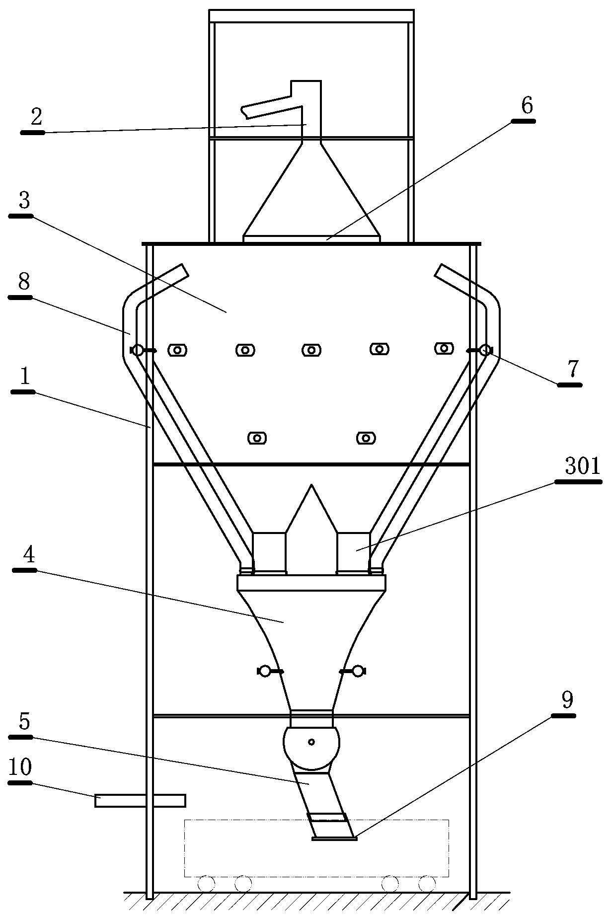 Coal-fired power plant fly ash rapid quantitative loading station and method