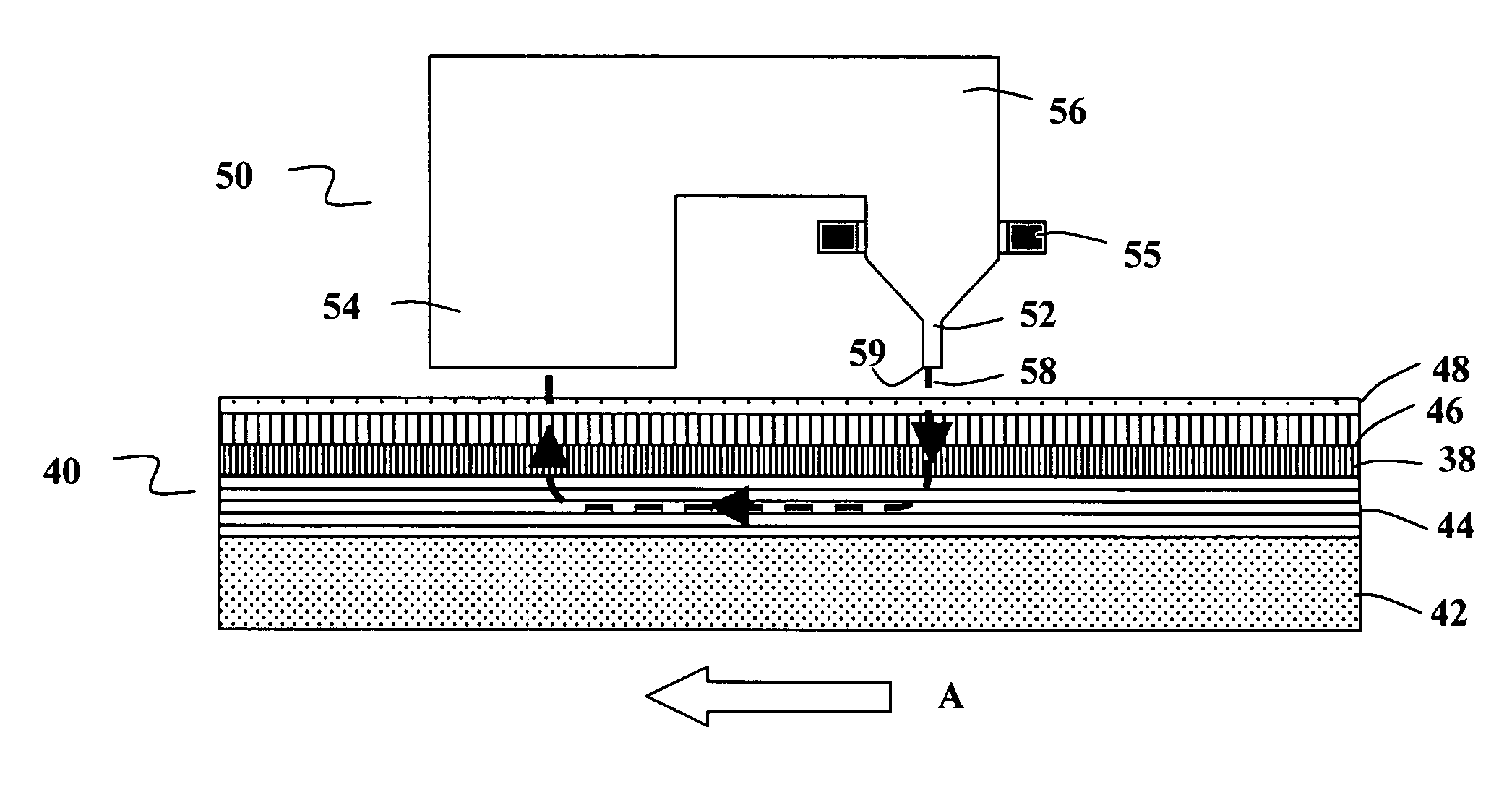 Composite magnetic recording structure having a metamagnetic layer with field induced transition to ferromagnetic state