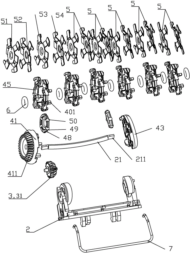 Hair removing device