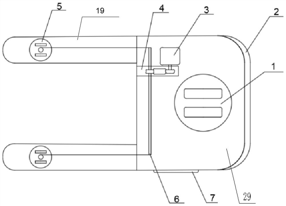 Omni-directional forklift AGV device