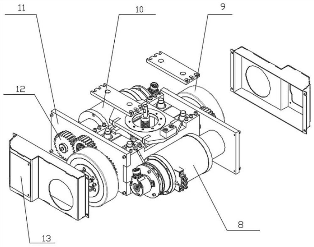 Omni-directional forklift AGV device