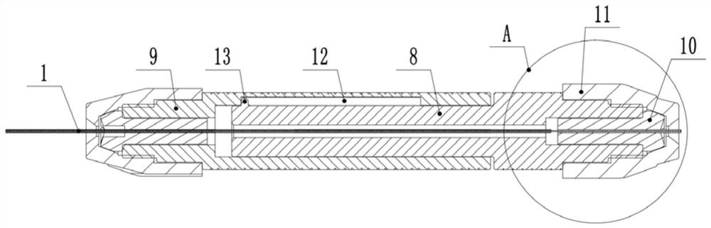 A mechanical release coil system with handle