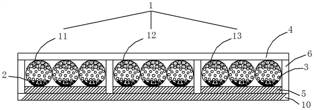 Electrophoresis display liquid, electrophoresis color display device and manufacturing method of device