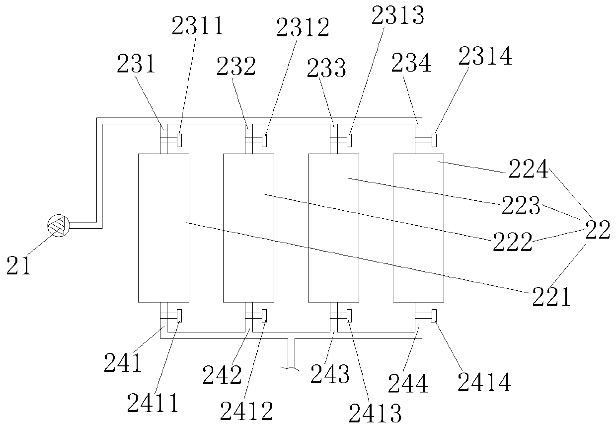 Simulation test system for dynamic monitoring coal reservoir sensitivity and drainage control