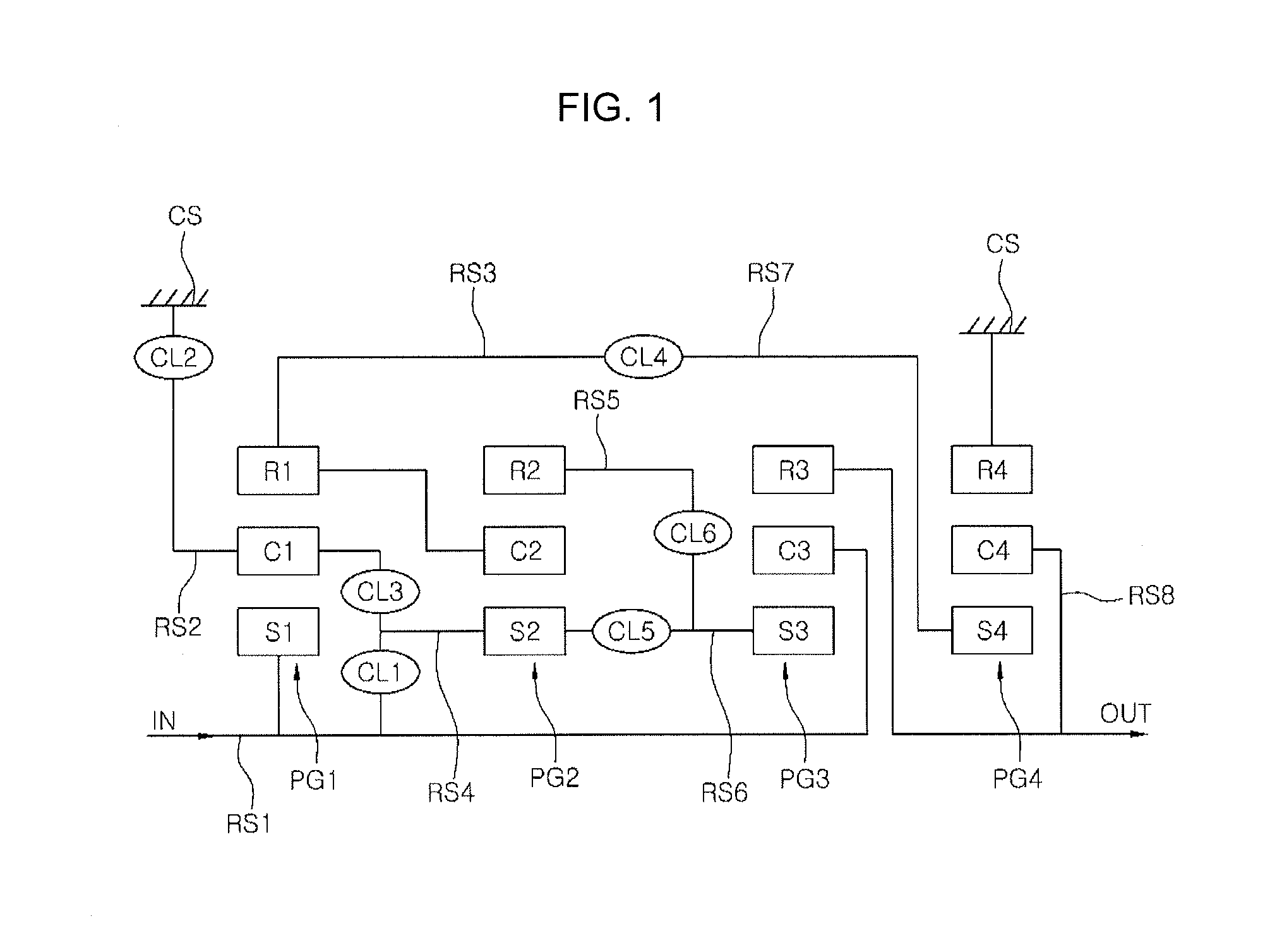 Multi-stage transmission for vehicle