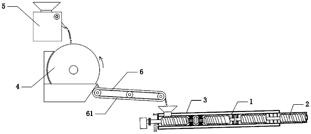 Mesona chinensis benth liquid extraction device