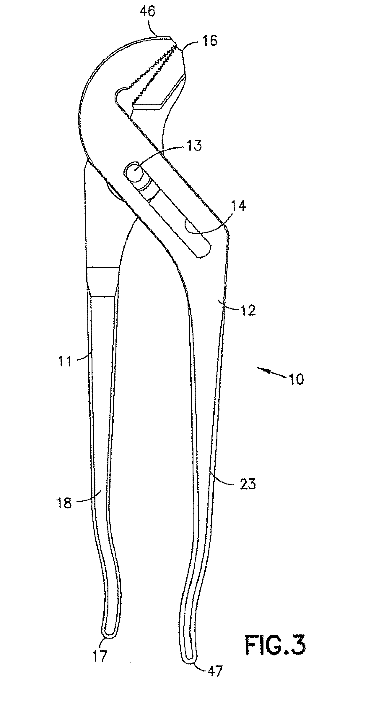 Torque grip slip force pliers