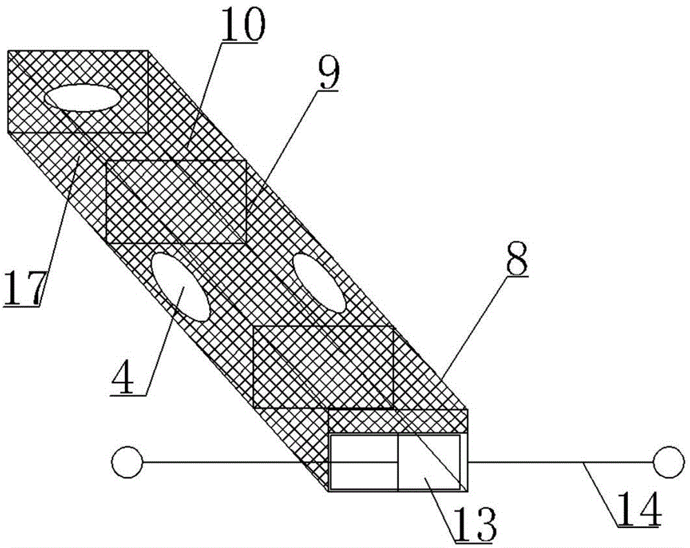 Special net device for catching catfishes in rivers and lakes