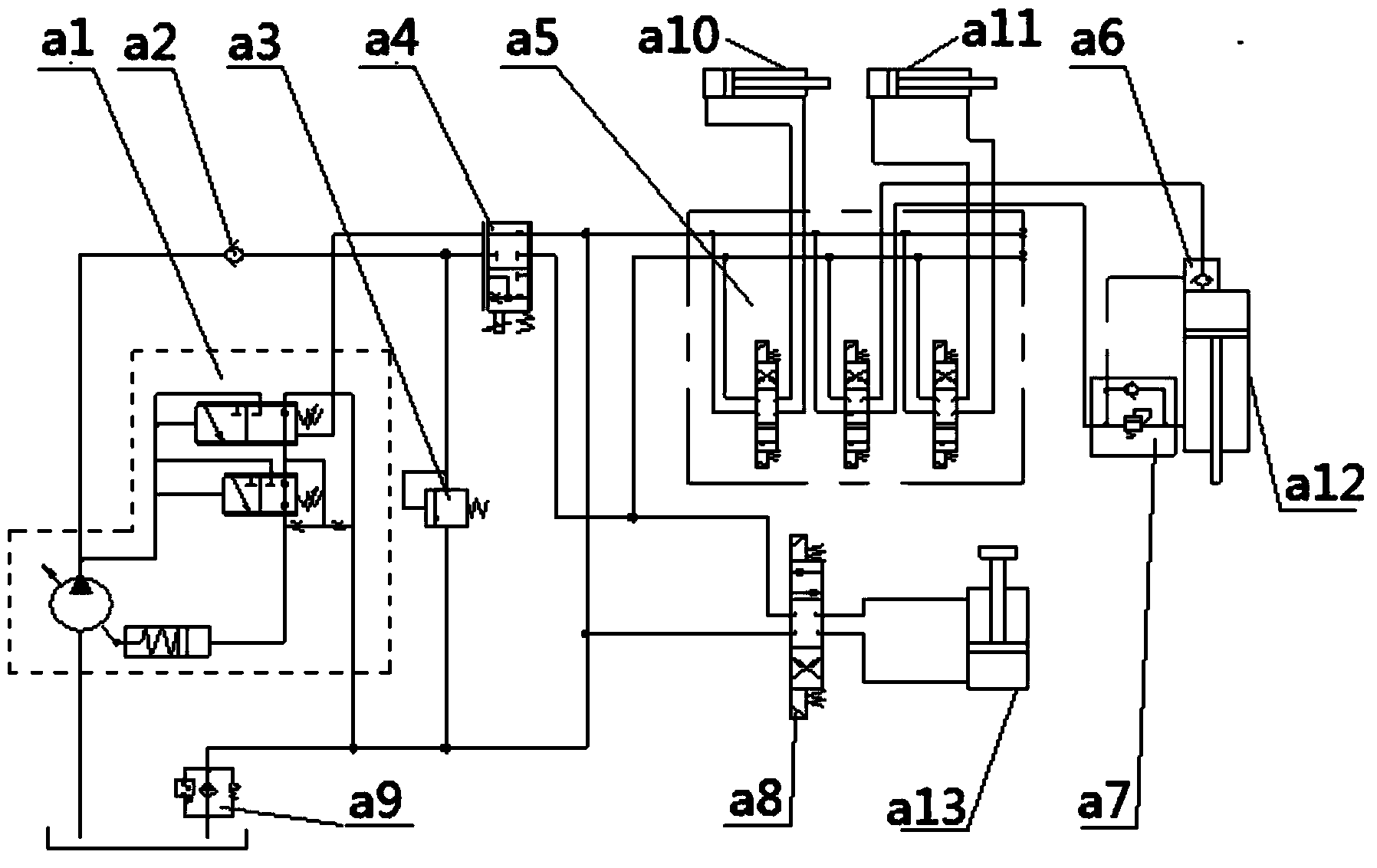 Multi-flow control valve, chassis supporting leg hydraulic control system and crane