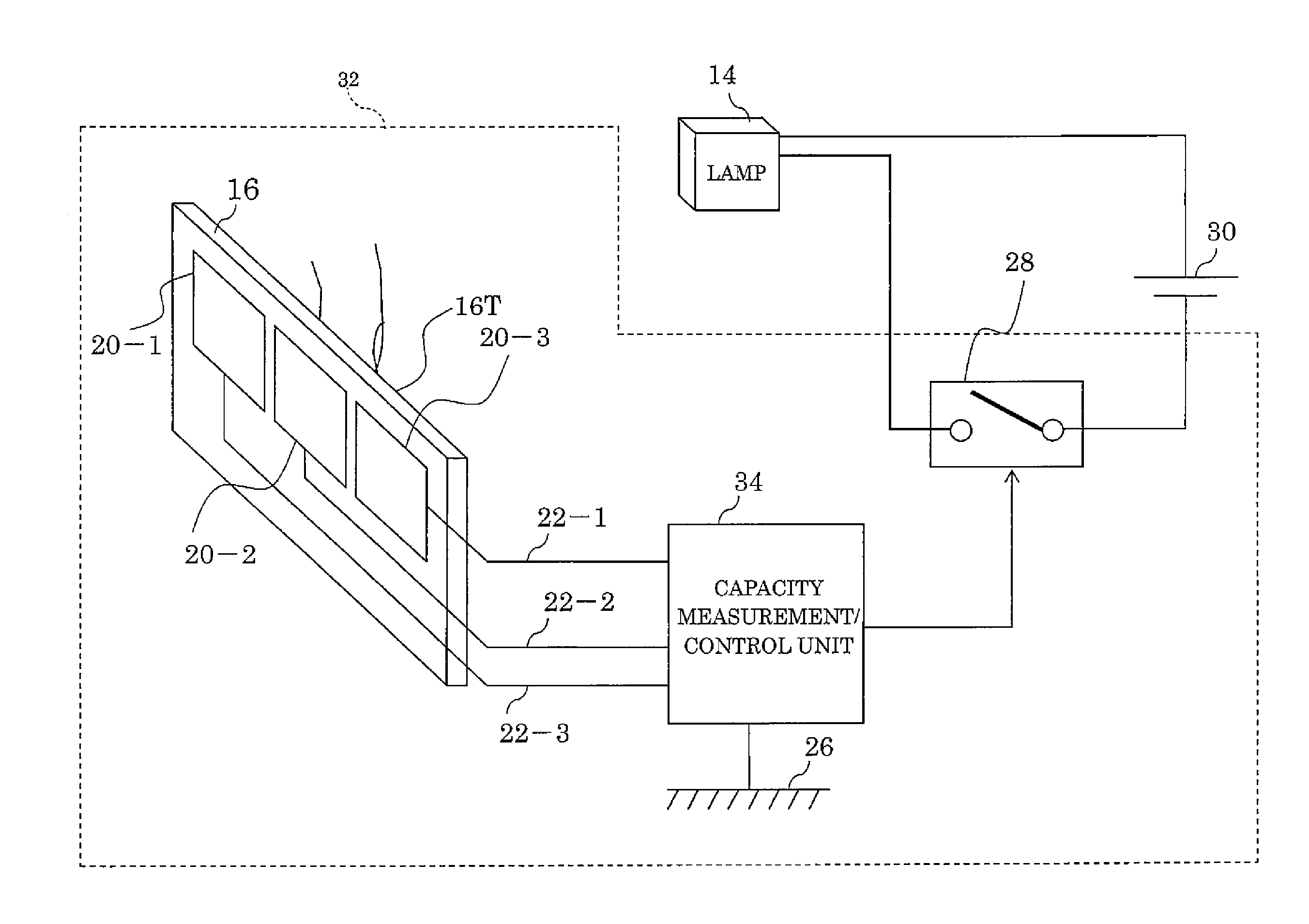 Vehicle accessory touch switch