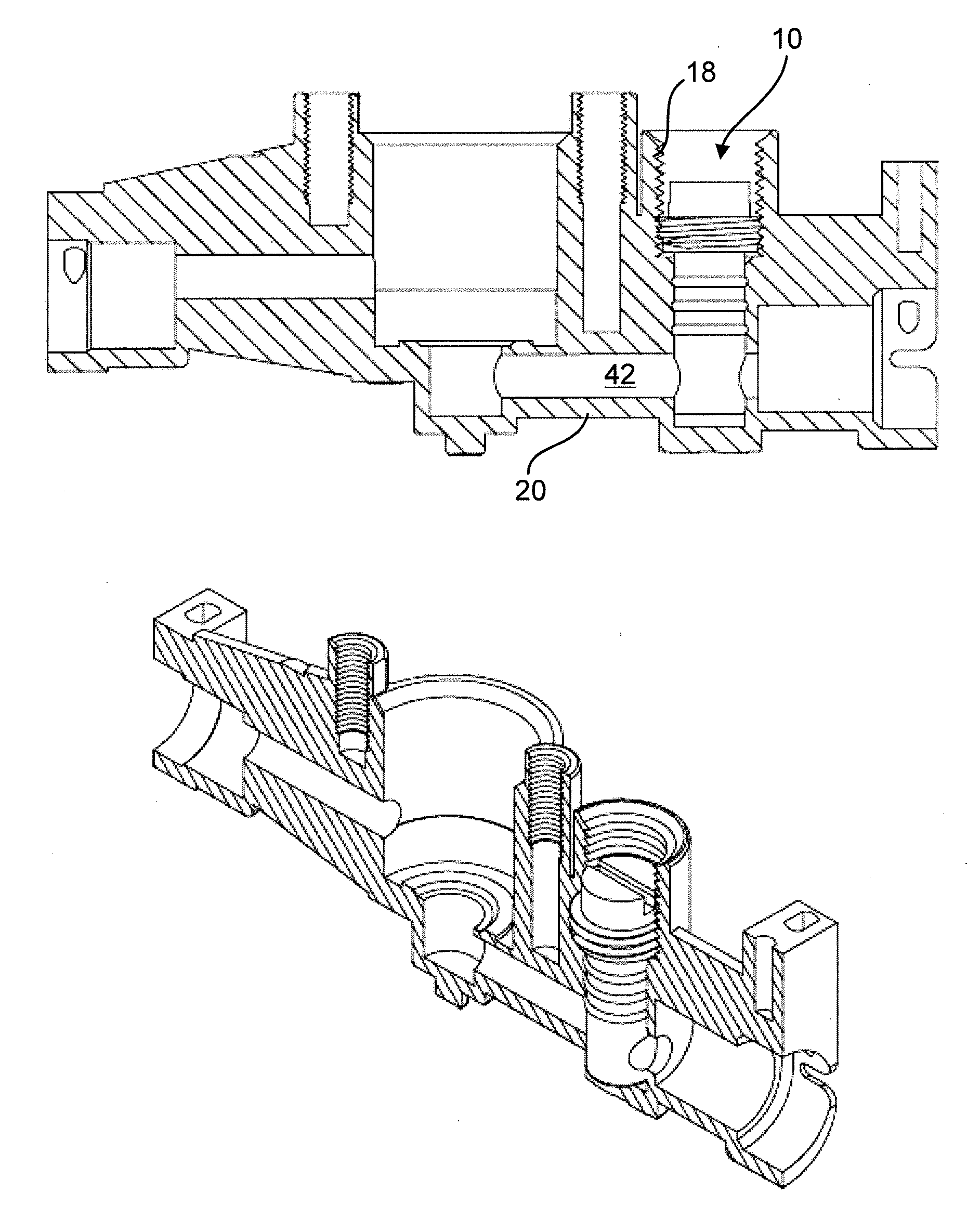 Elastomeric flow control device for a bar gun manifold