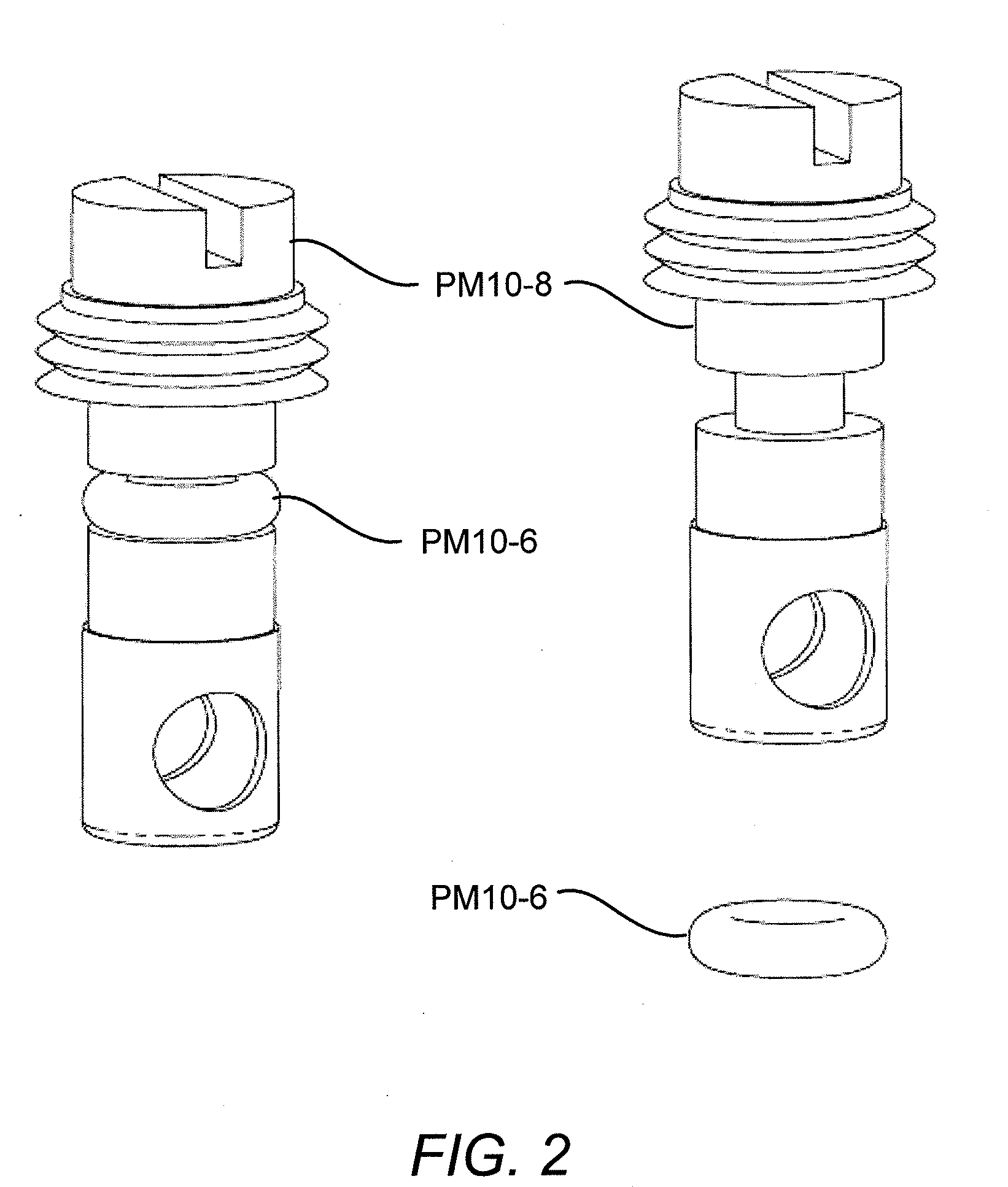 Elastomeric flow control device for a bar gun manifold