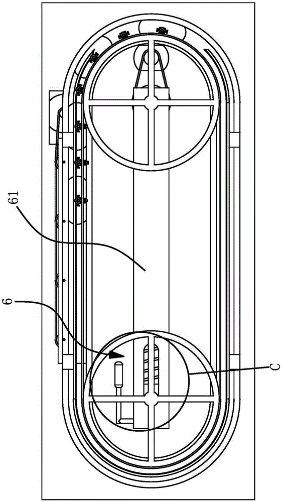 Automatic chopstick forming machine with rotating device