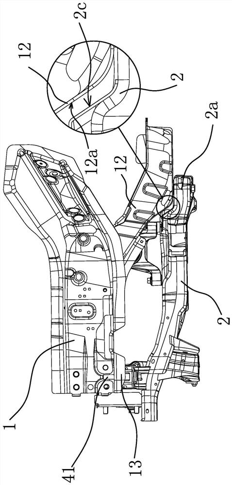 Automobile front suspension framework