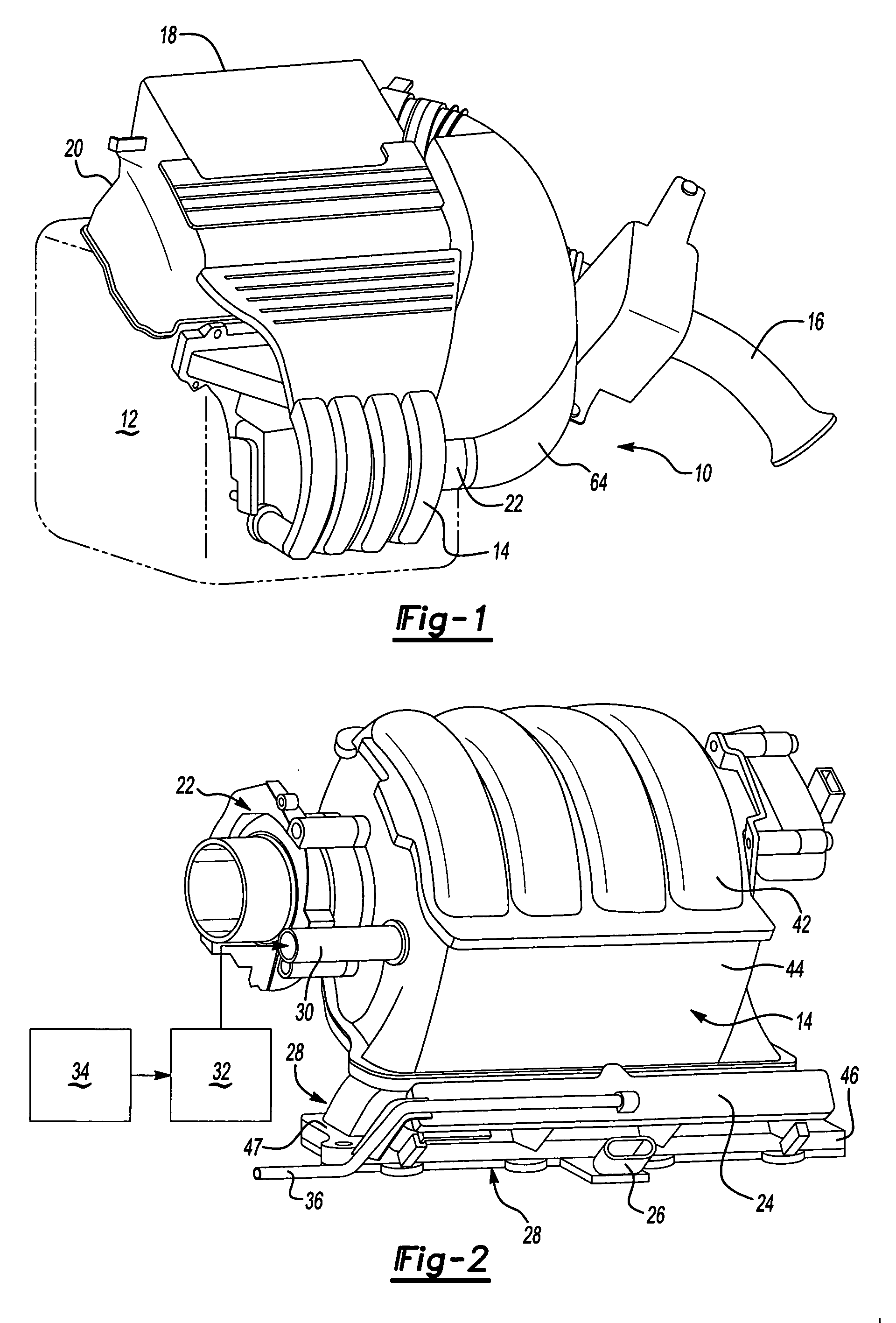 Modular intake manifold and integrated air intake system