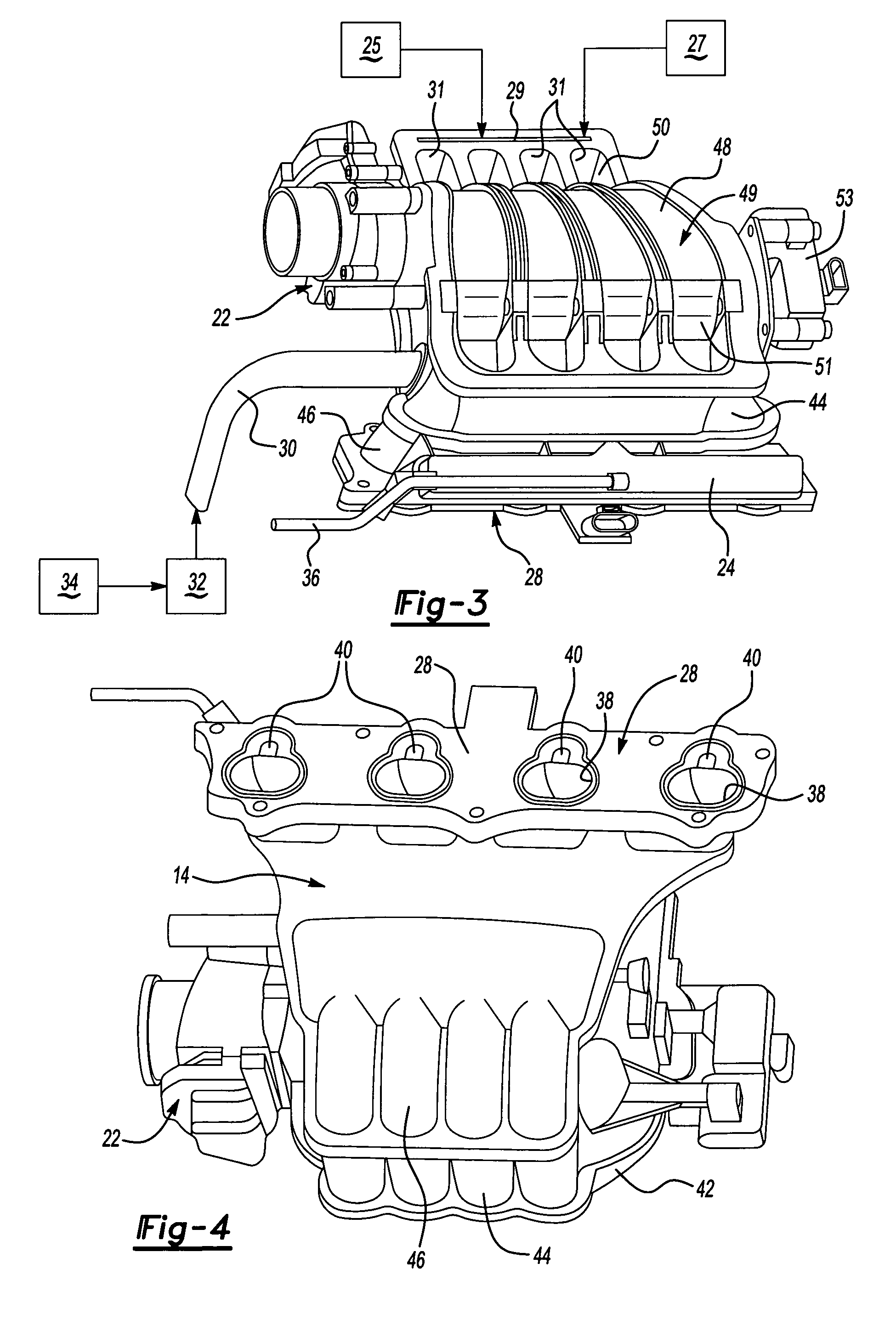 Modular intake manifold and integrated air intake system