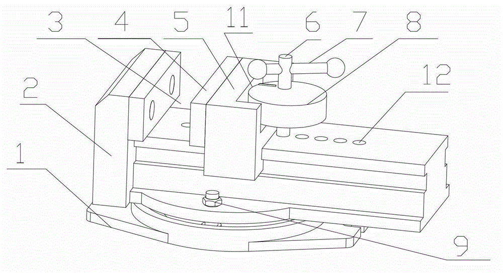 Eccentric-wheel-type rapid clamping vice