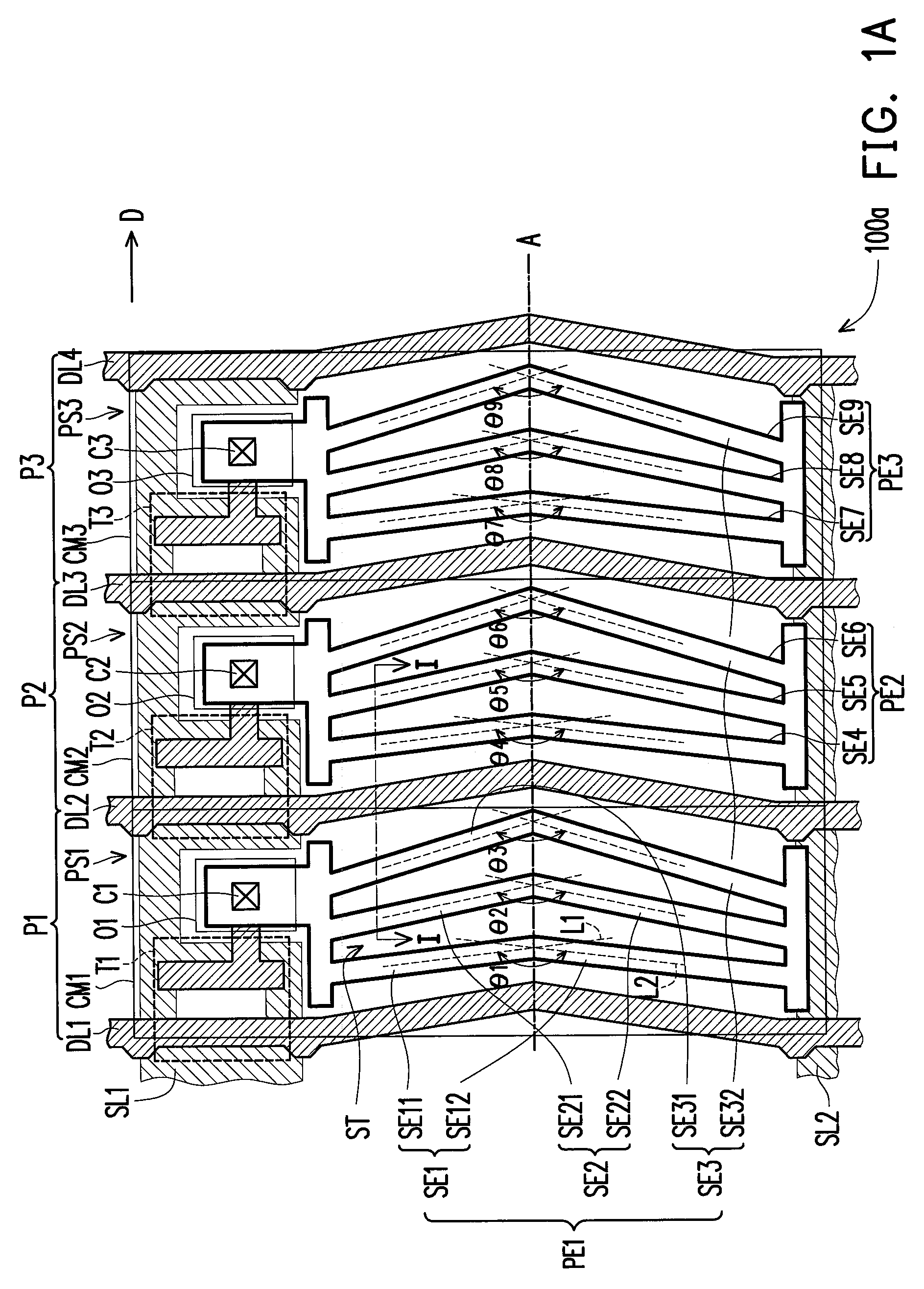 Liquid crystal display panel and pixel structure