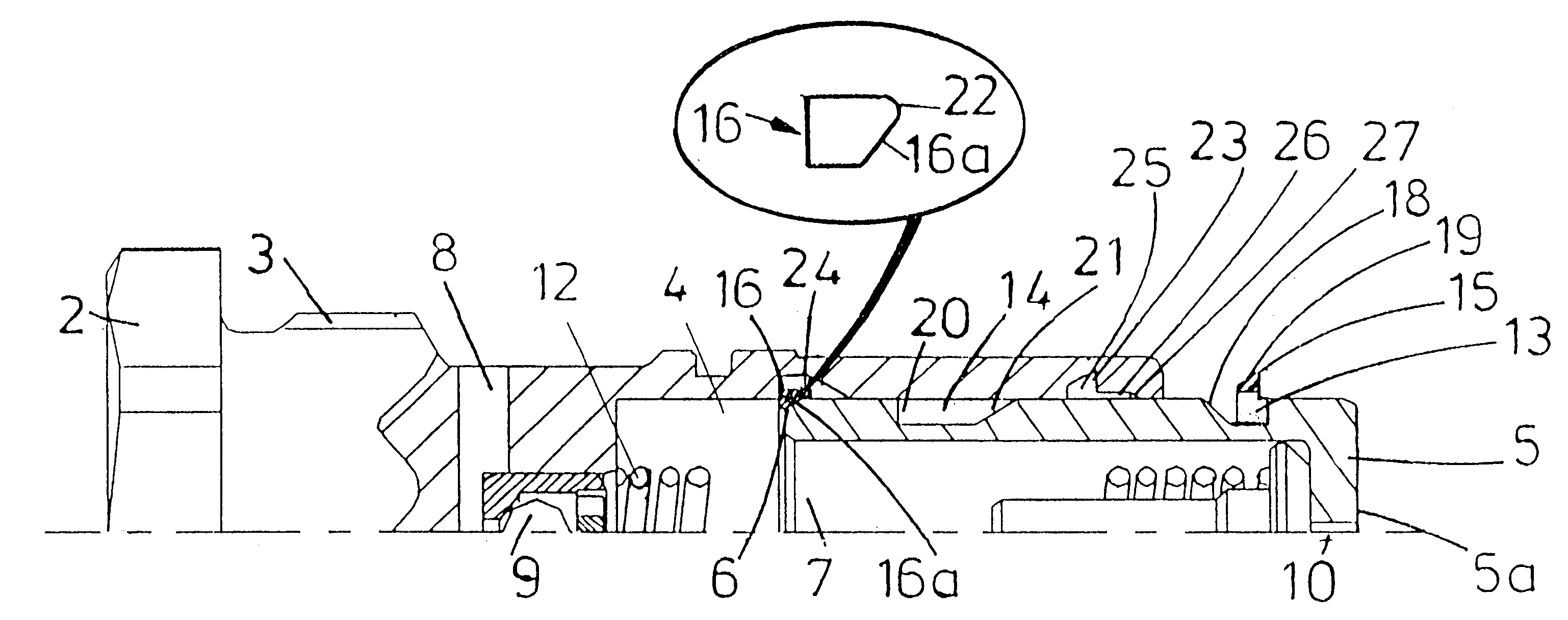 Tensioner for a chain or belt