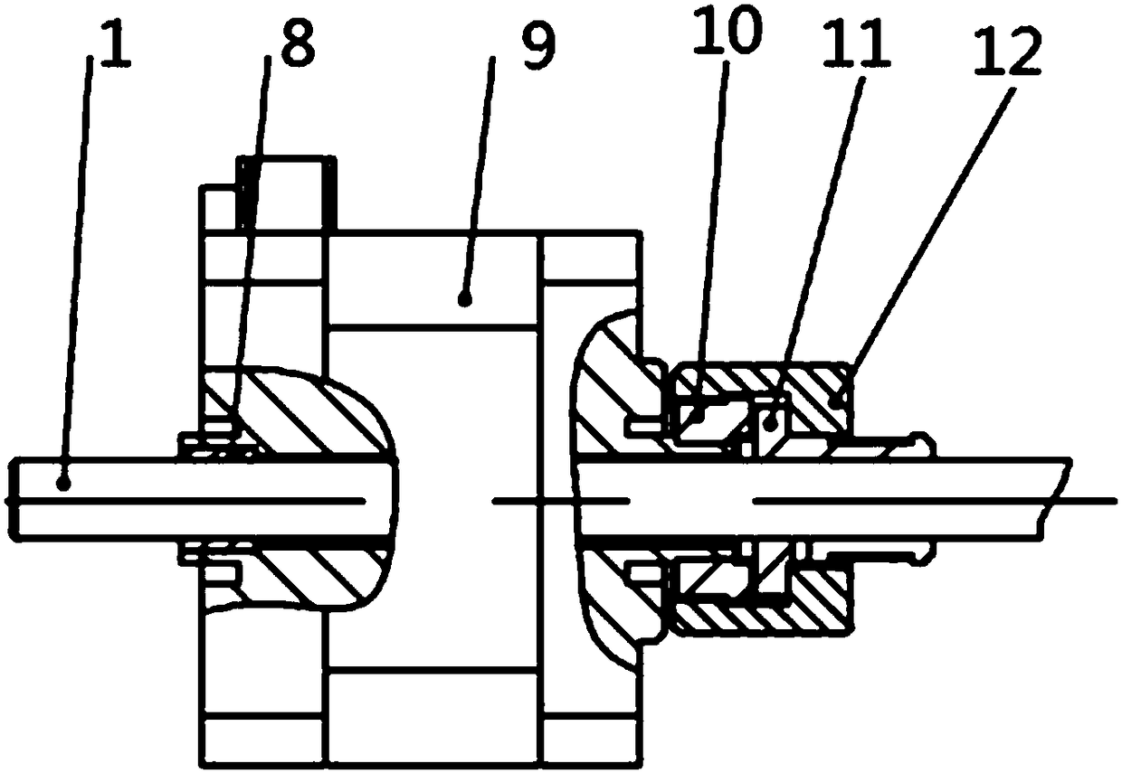 Through type stepping linear motor