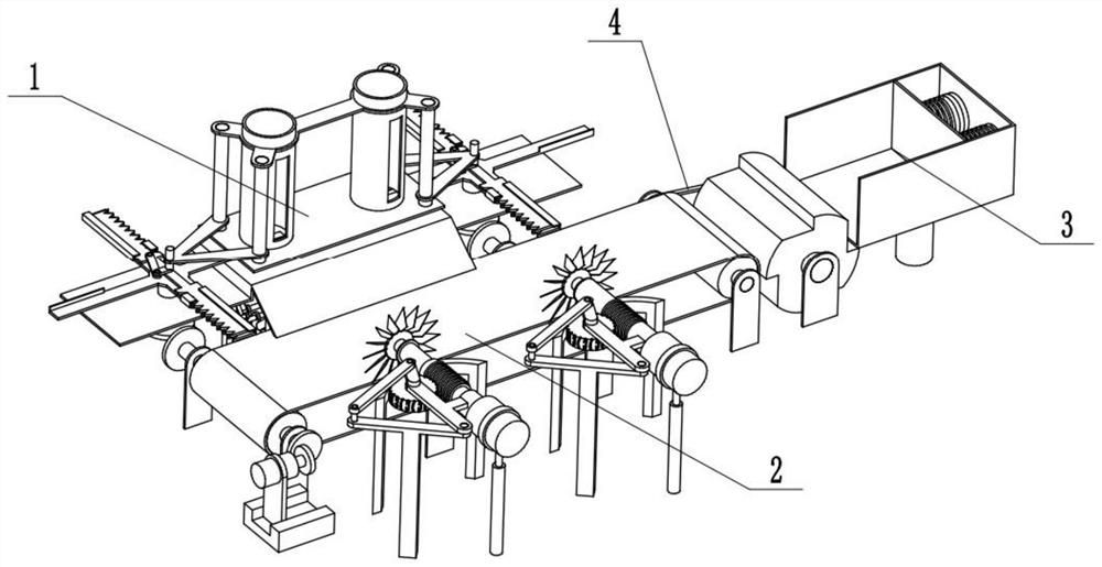 Automatic wood cover cutting device